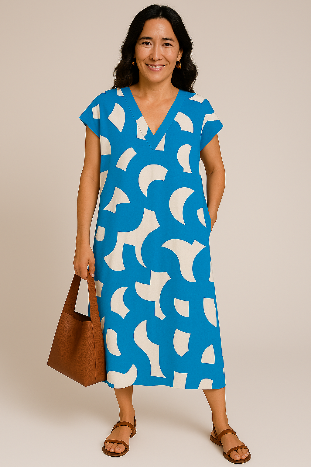 Blake™ - Glattes Waveflo-Kleid