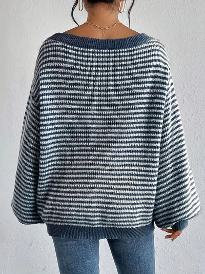 Athena - Strickpullover mit überschnittenen Schultern