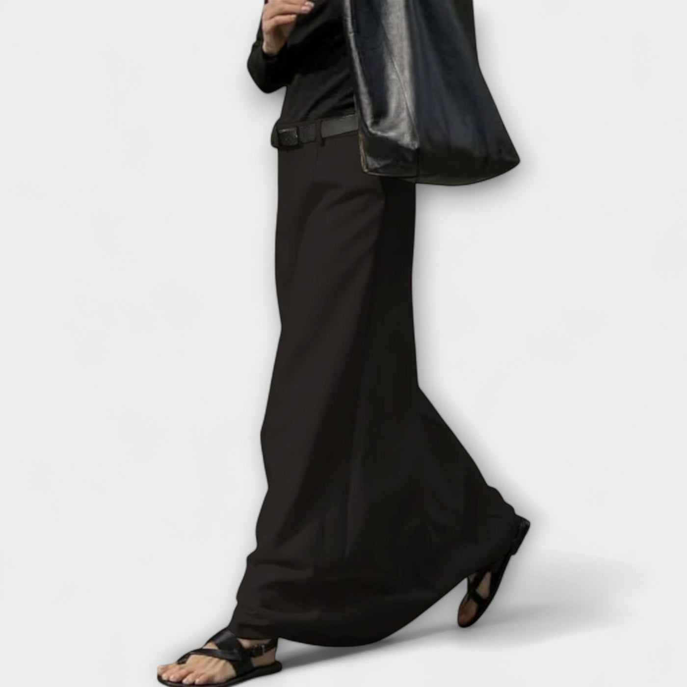 Marone – Weit geschnittene Hose mit moderner Leichtigkeit