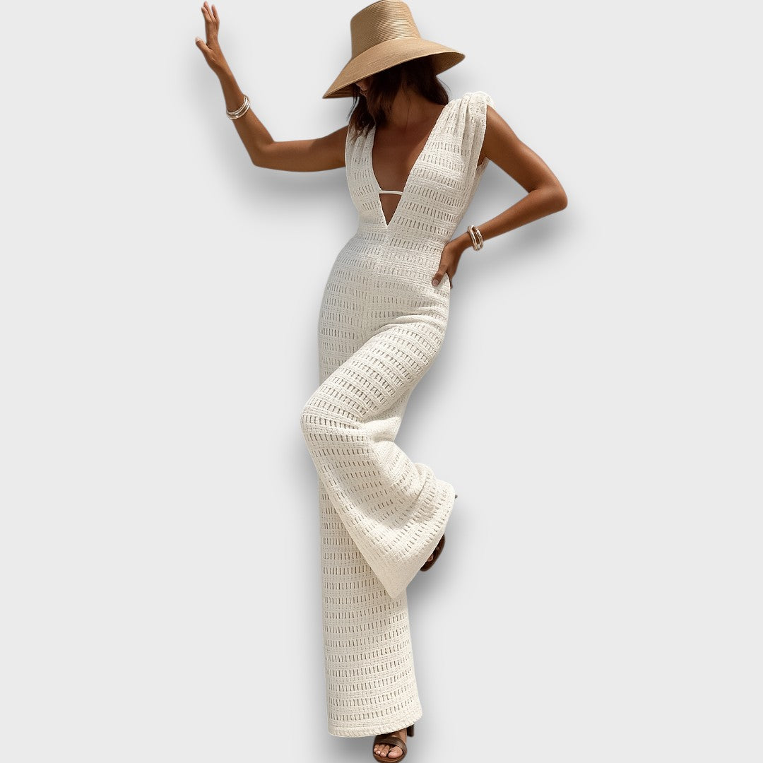 Isaline – Sommer-Jumpsuit mit Makramee-Details