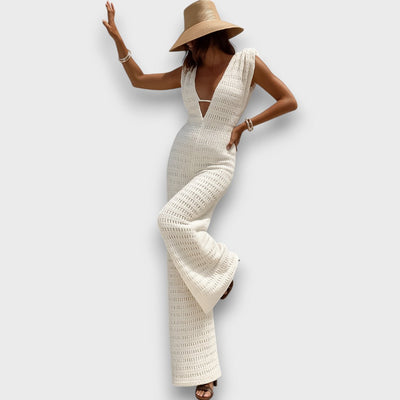 Isaline – Sommer-Jumpsuit mit Makramee-Details