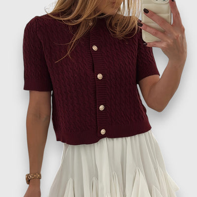 Liova – Kurzer Cardigan mit Knöpfen