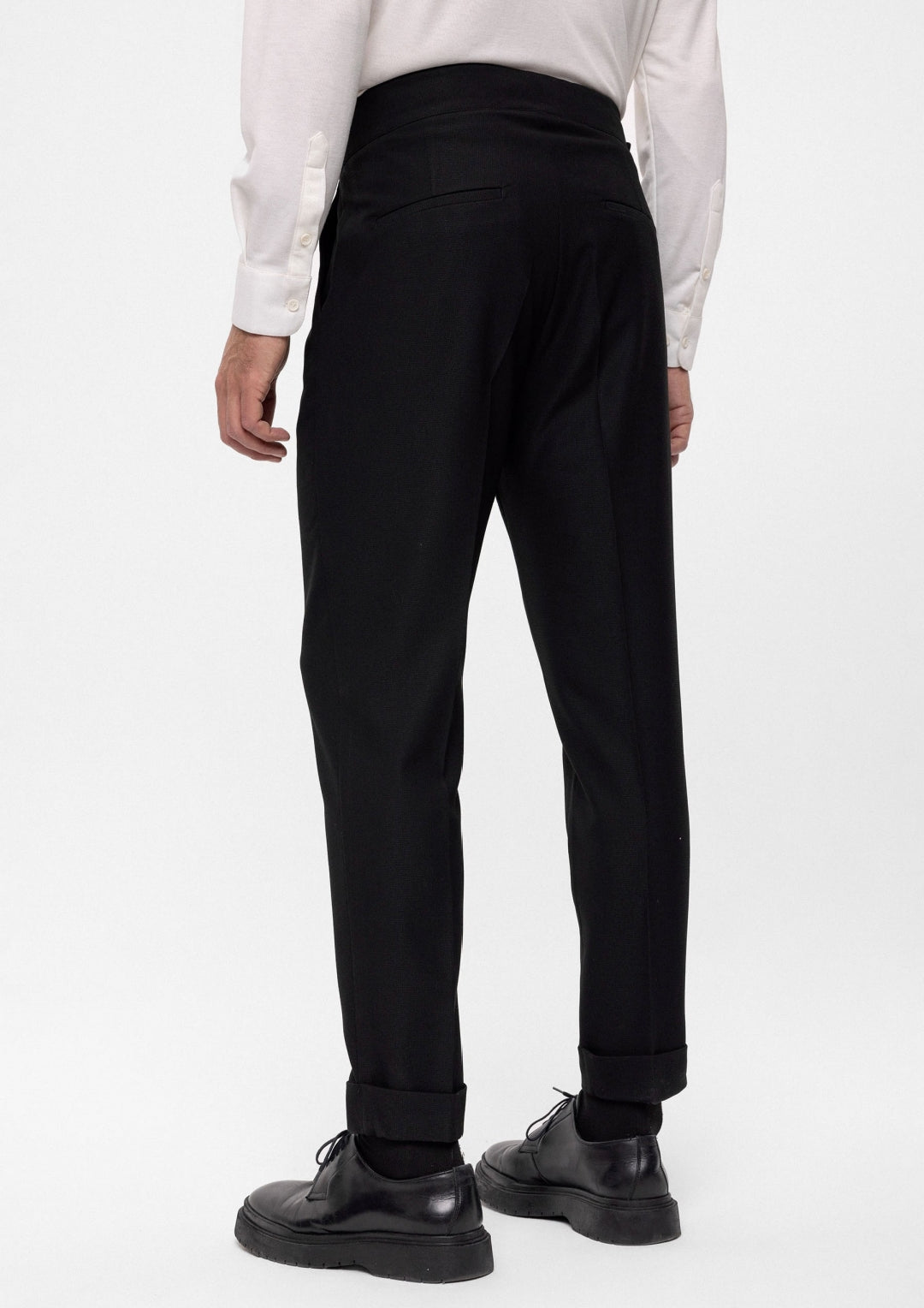 ANTIOCH | Hose mit hoher Taille – Schwarz