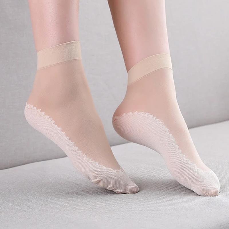 Lily - Rutschfeste Baumwollsocken für Damen
