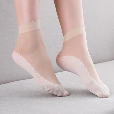 Lily - Rutschfeste Baumwollsocken für Damen
