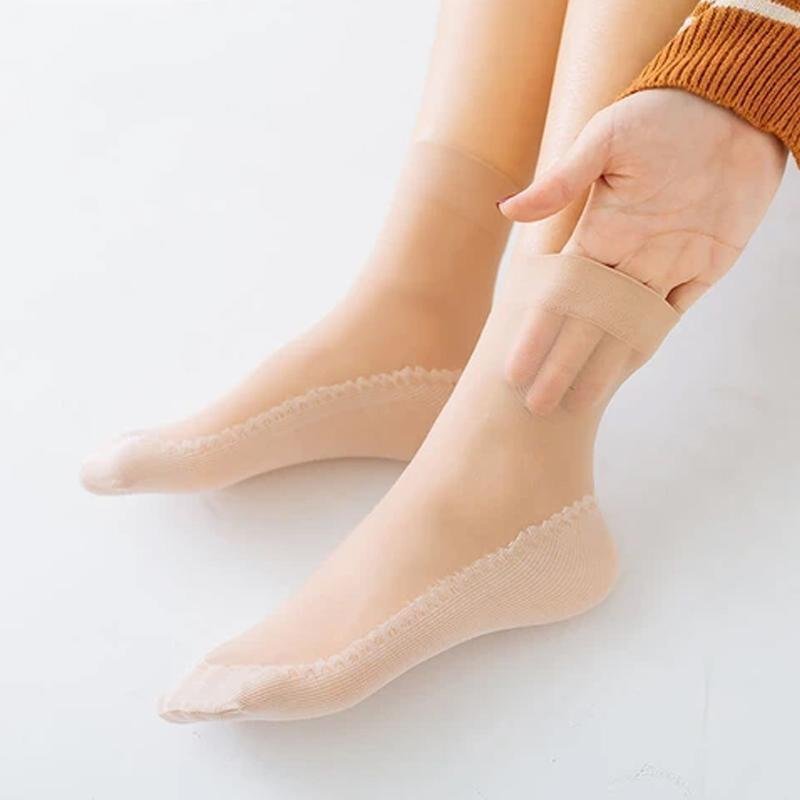 Lily - Rutschfeste Baumwollsocken für Damen