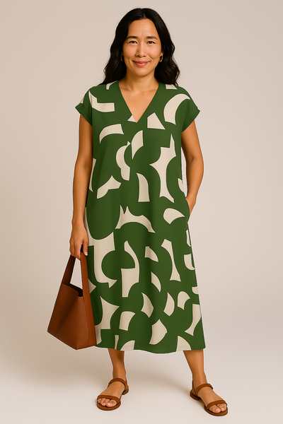 Blake™ - Glattes Waveflo-Kleid