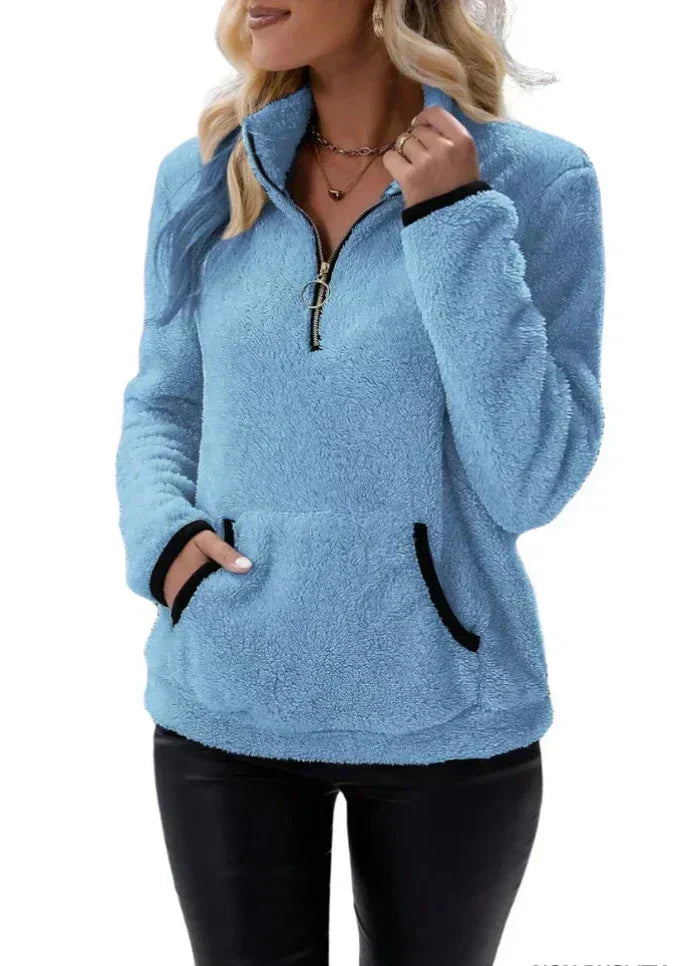 Harper® Gemütlicher Sherpa Pullover