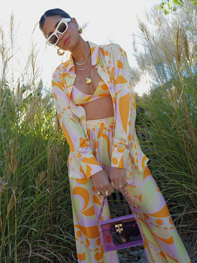 Vollständiges Mare-Stampa-Tropica Set – Hemd und koordinierte Hosen