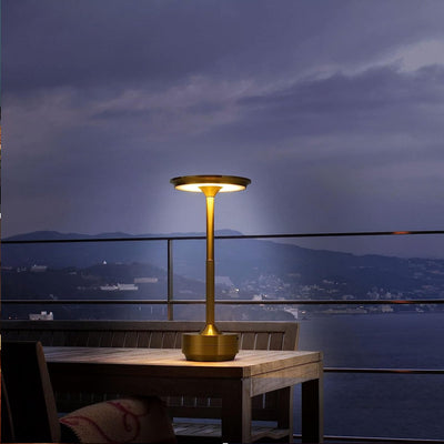 Bianca Licht | Elegante, kabellose Aluminium Tischlampe mit Dimmfunktion und 3 Lichtmodi