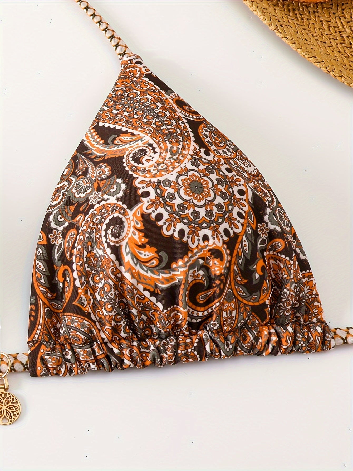 Bikini-Set mit Print – Sexy Neckholder & Hochgeschnittene Passform