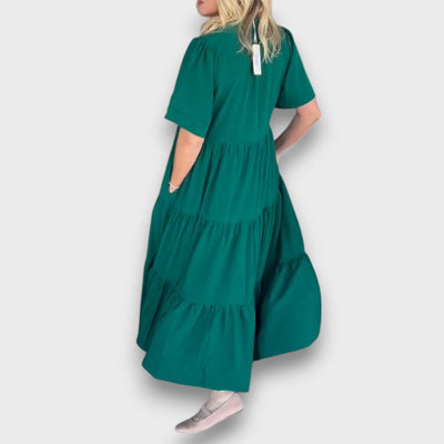 Marenna – Lockeres V-Neck Maxikleid