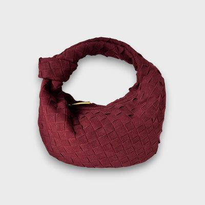 Soléa – Kleine Wildledertasche mit Knotenhenkel