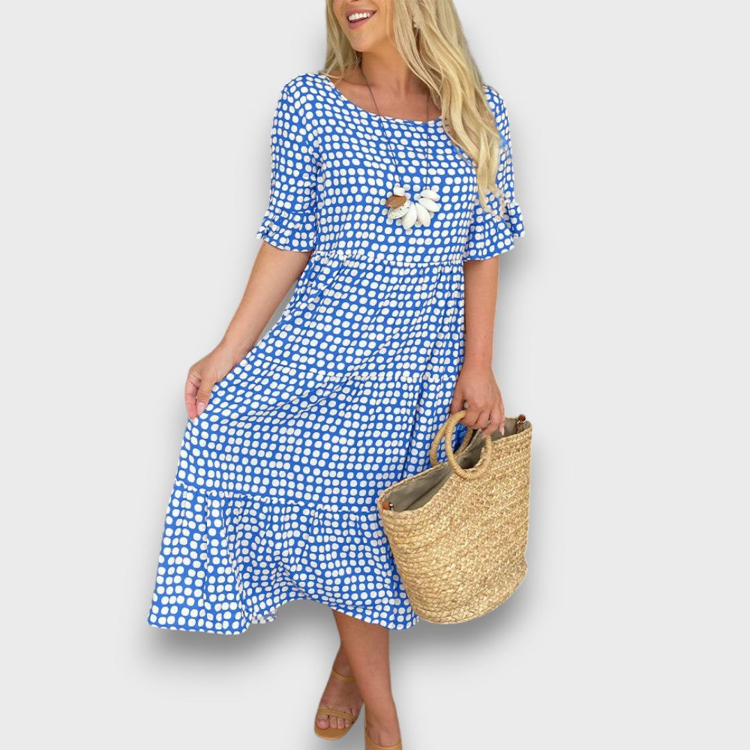 Fenja – Feminines Kleid mit Tupfenprint