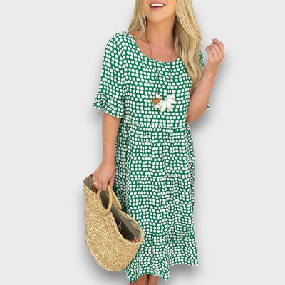 Fenja – Feminines Kleid mit Tupfenprint