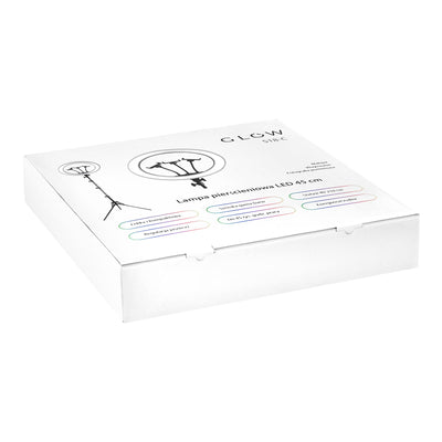 Glowwer ProLight | Professionelle 18" Ringlampe mit höhenverstellbarem Stativ und 45W LED-Beleuchtung
