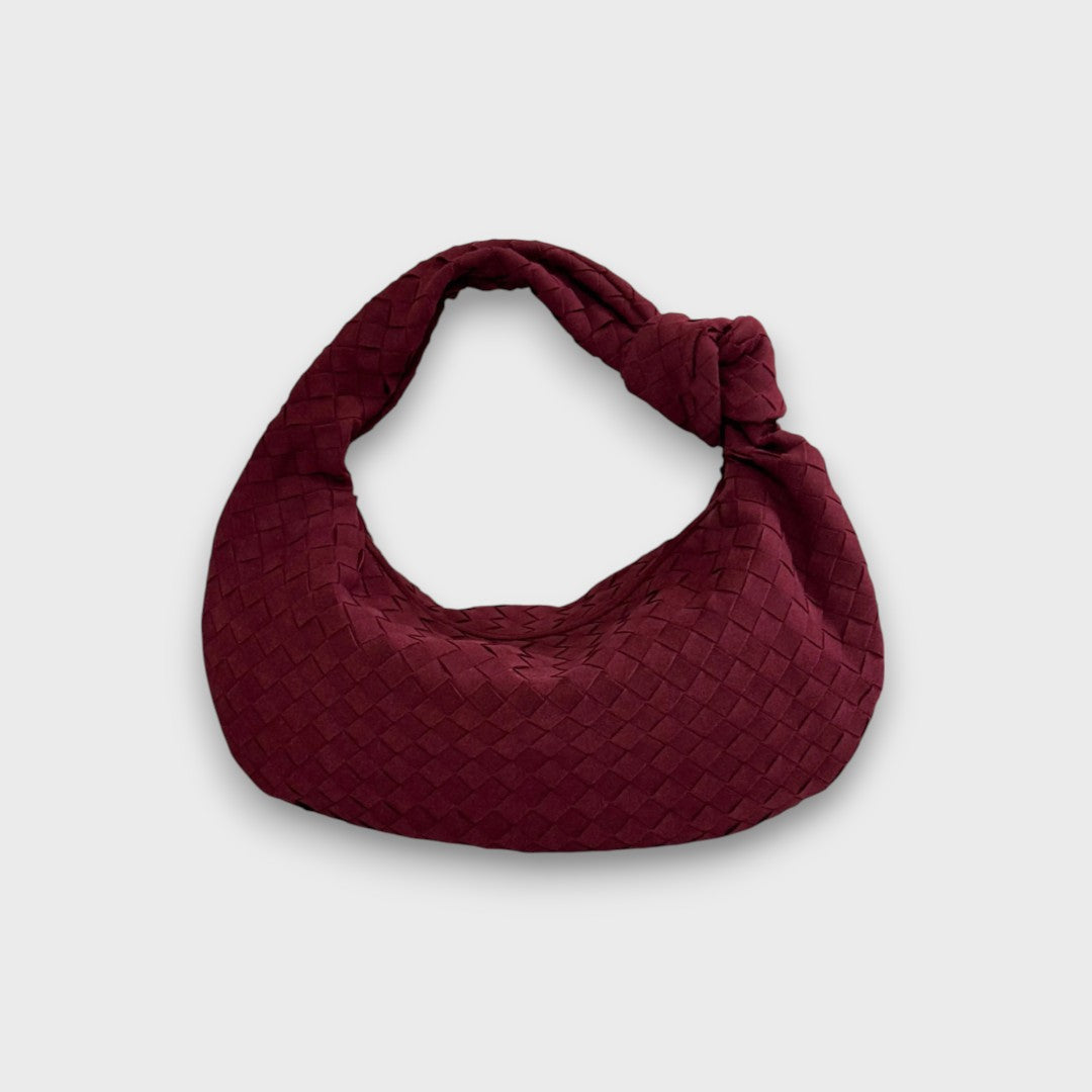 Lunira – Mini-Bag aus Wildleder mit geflochtenem Detail