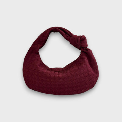 Lunira – Mini-Bag aus Wildleder mit geflochtenem Detail