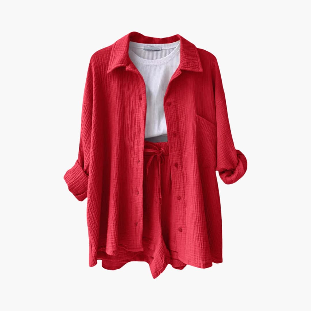 Aurélie | Elegantes und trendiges Zweiteiler-Set für einen schicken und lässigen Look