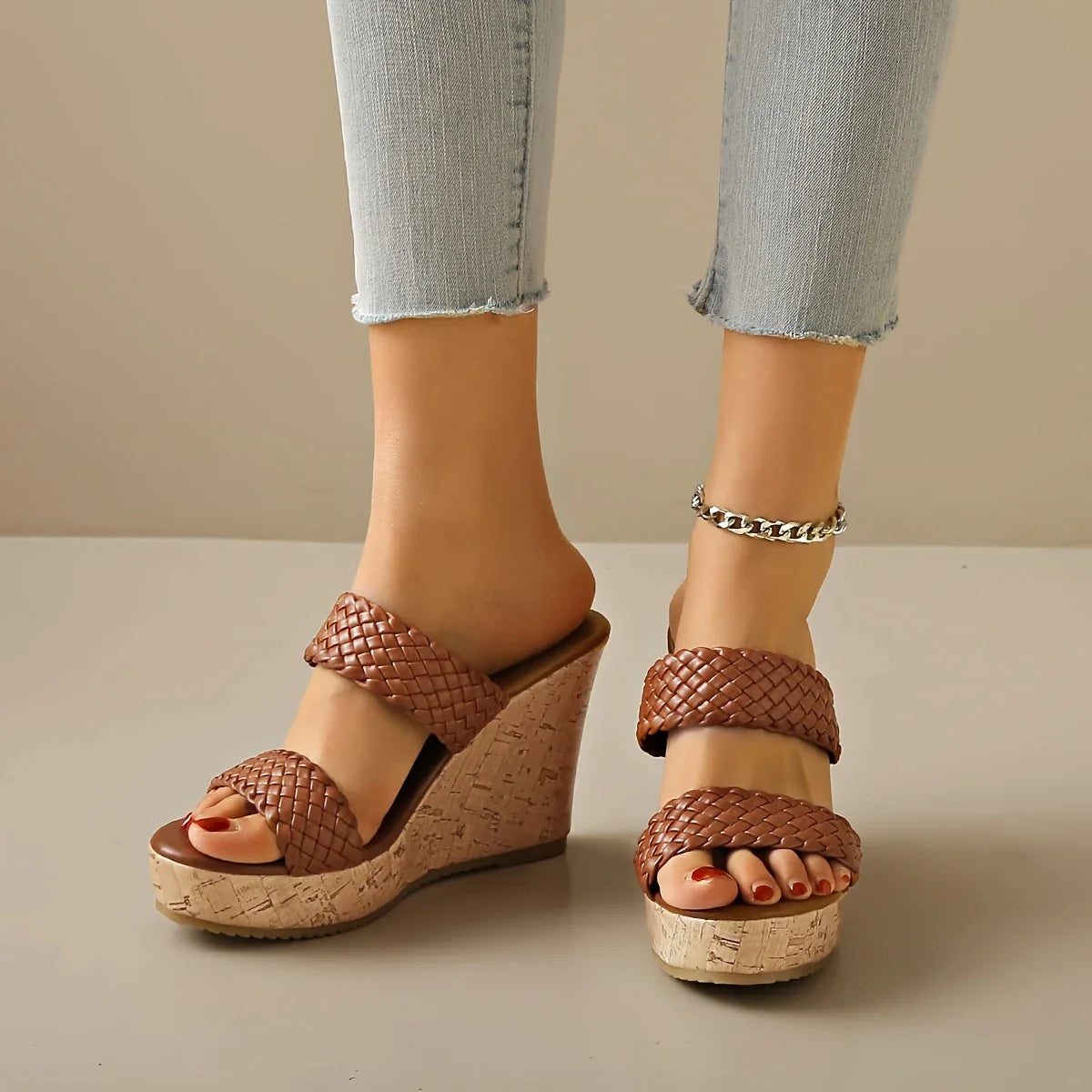 Valentina - Sommer-Keilsandalen für Frauen