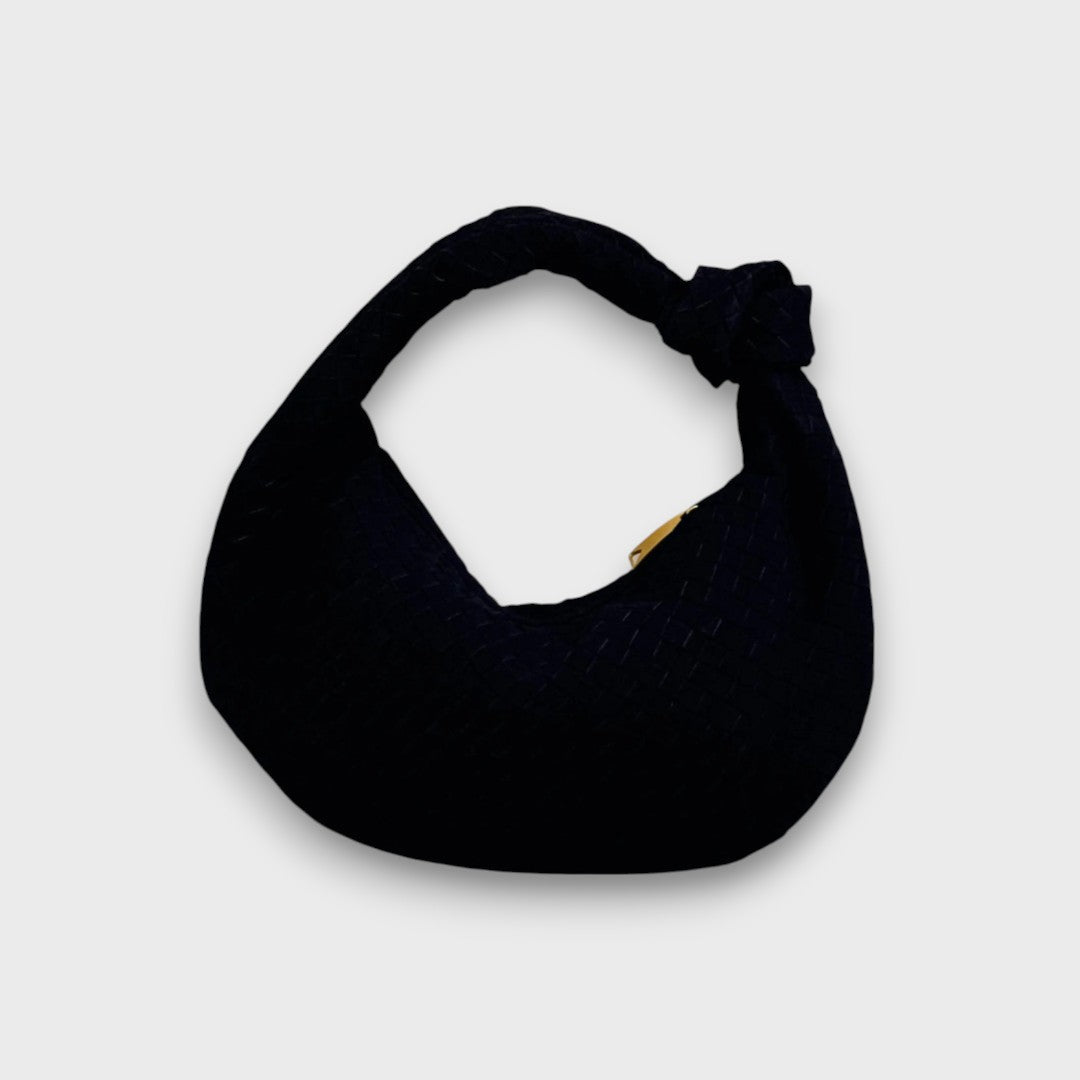 Lunira – Mini-Bag aus Wildleder mit geflochtenem Detail