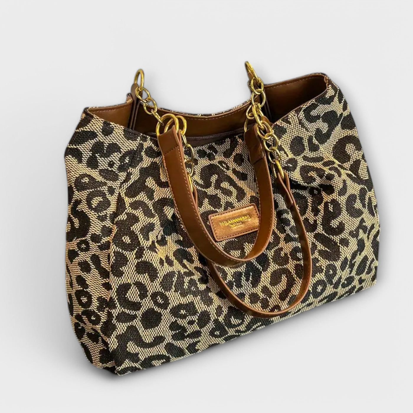 Emma Fioretti – Leopard Canvas Tote