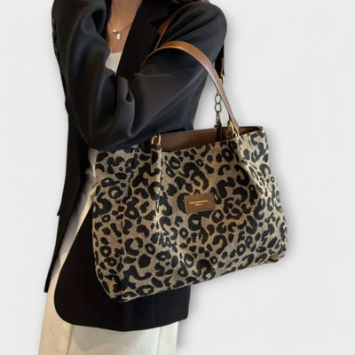 Emma Fioretti – Leopard Canvas Tote