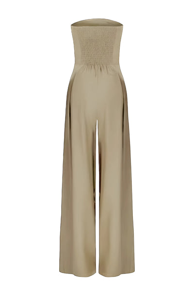 Sylvana - Schulterfreie Jumpsuit