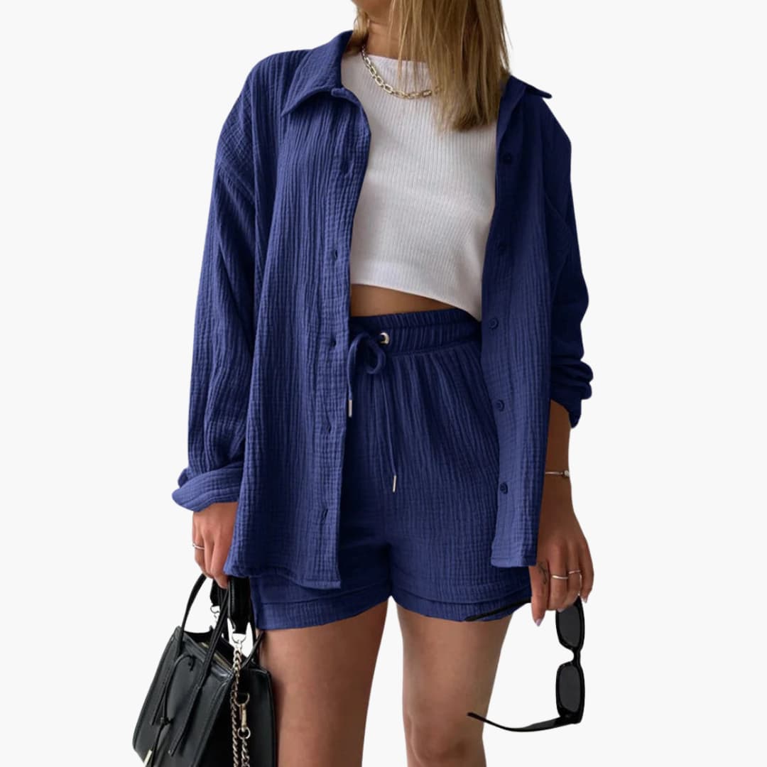 Aurélie | Elegantes und trendiges Zweiteiler-Set für einen schicken und lässigen Look