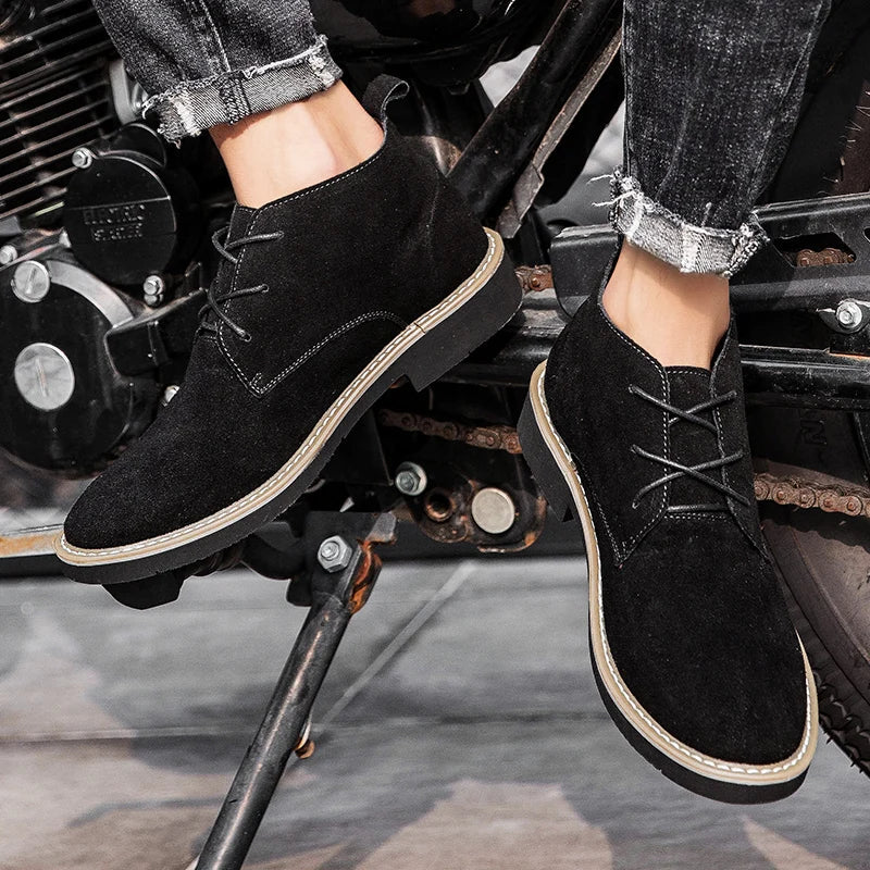 MADRID | Aufzug-Suede-Schuhe +6CM