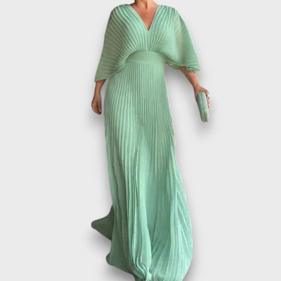 Aurele – Elegantes Fliessendes Plisseekleid