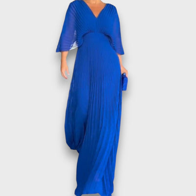 Aurele – Elegantes Fliessendes Plisseekleid