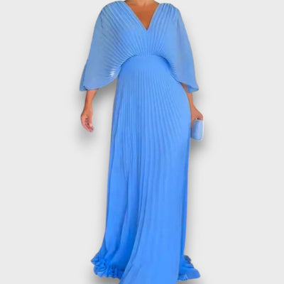 Aurele – Elegantes Fliessendes Plisseekleid