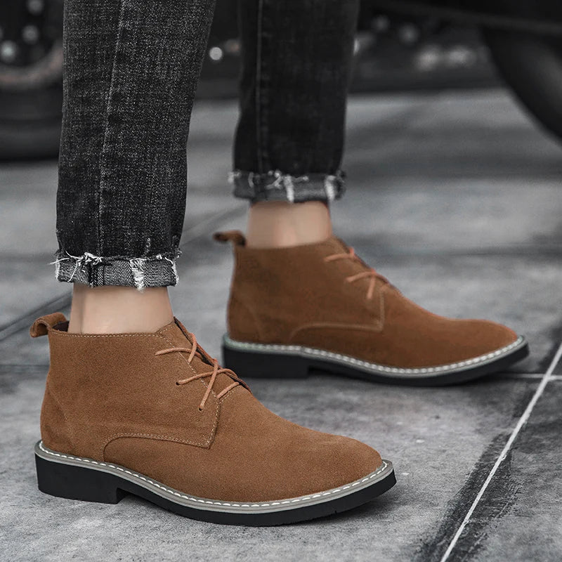 MADRID | Aufzug-Suede-Schuhe +6CM