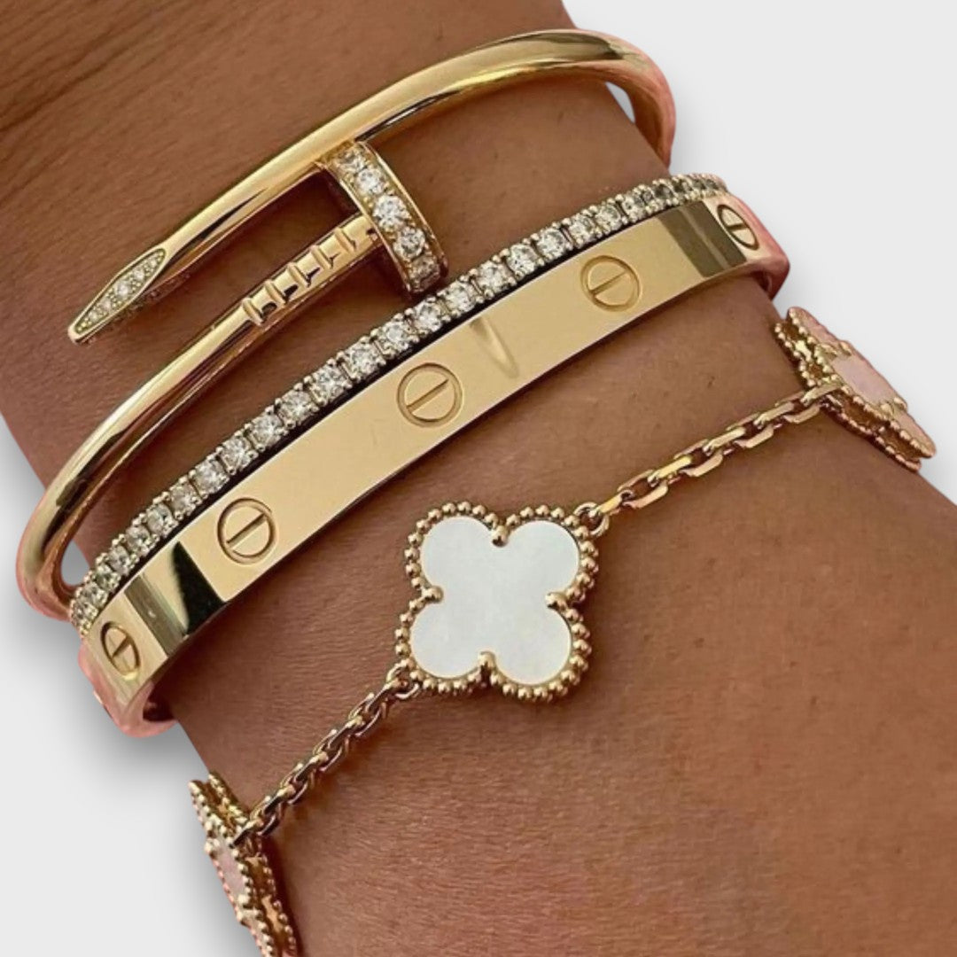 Clover – Armband mit vierblättrigem Glückssymbol