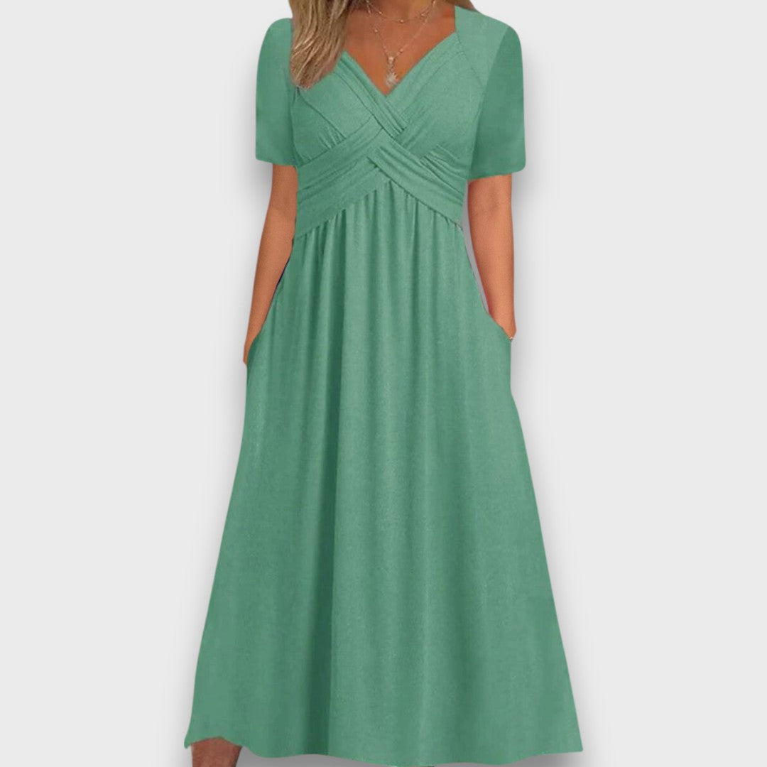 Luniva – Kleid mit zarter Wickeloptik