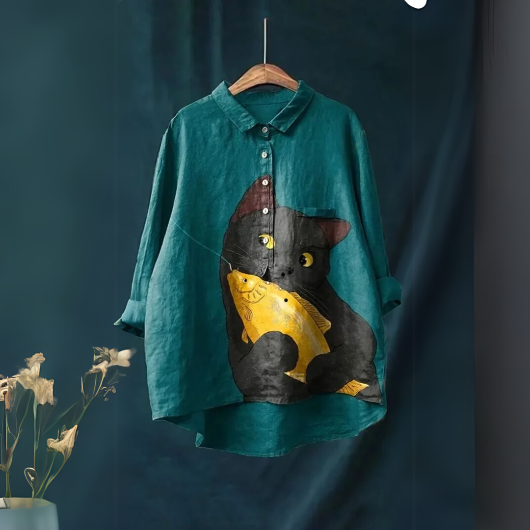 Uluru™ - Katzenkunst T-Shirt