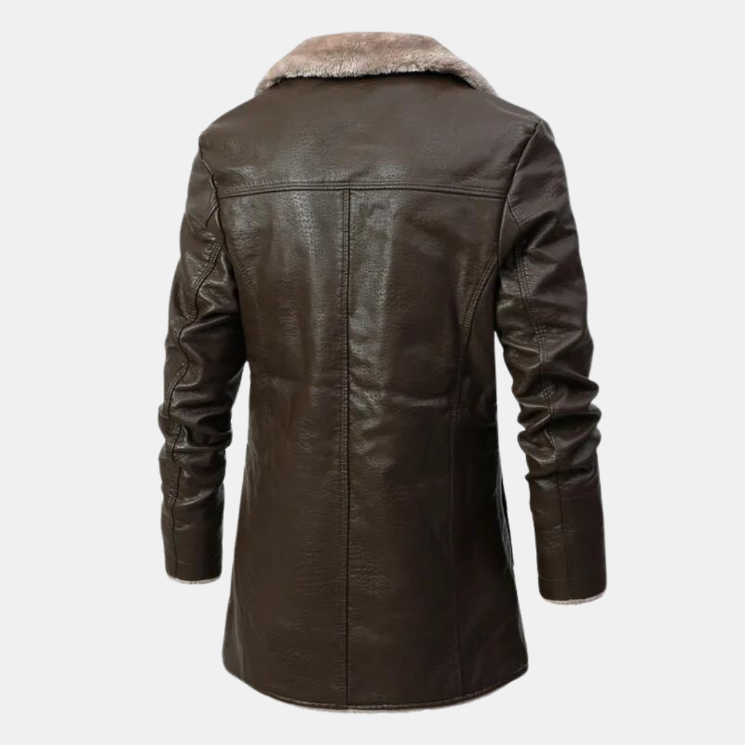 Evander | Herren Winter Lederjacke