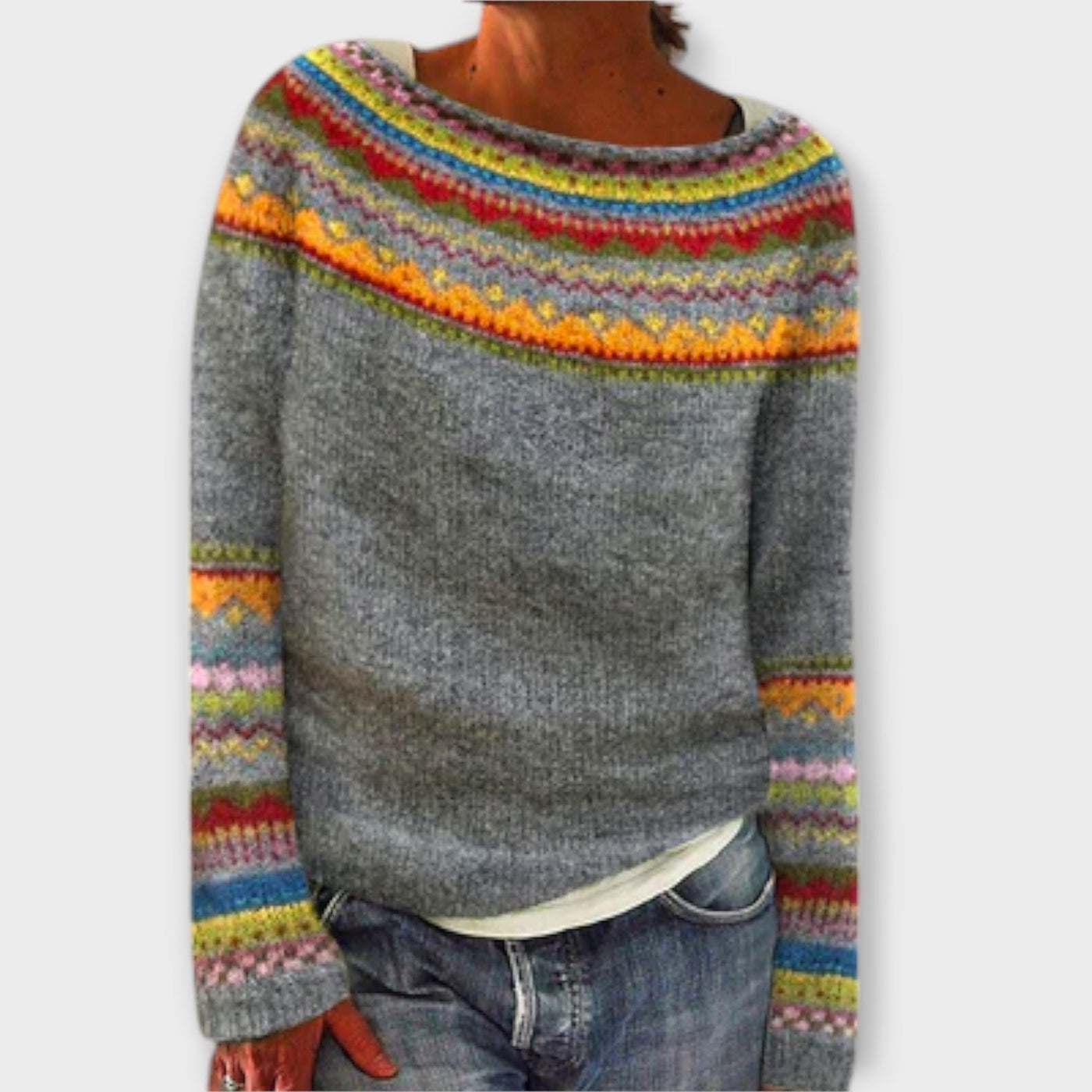 Pelina – Vintage Strickpullover für Damen