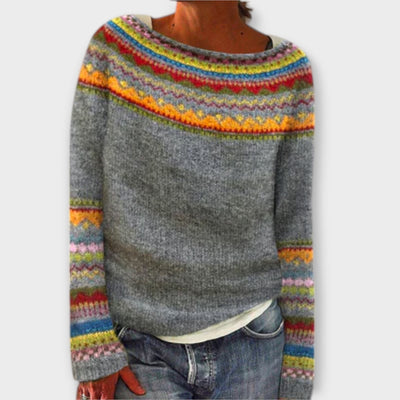 Pelina – Vintage Strickpullover für Damen
