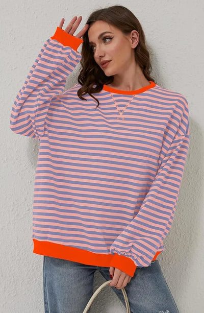 Lena - striped oversized sweater