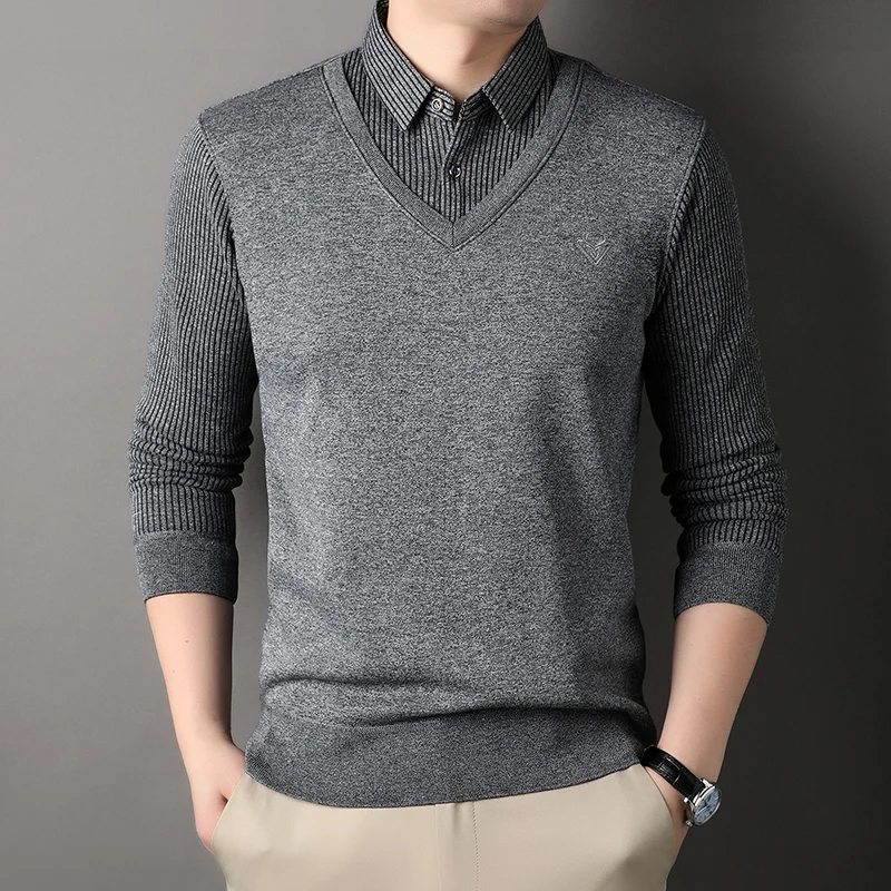 Morten | Pullover mit Kragen und weichem Innenfutter