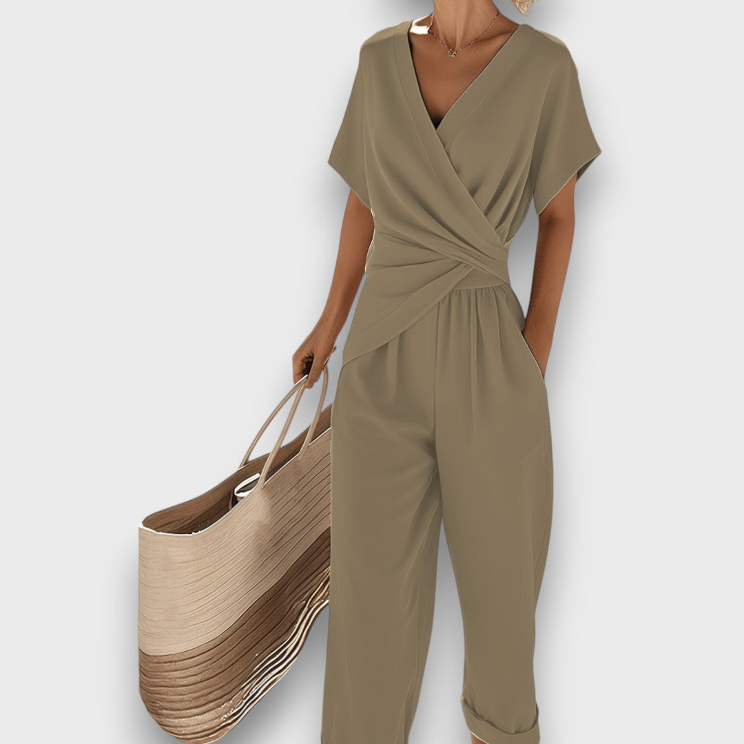 Celira – 2-teiliges Set im Jumpsuit-Stil mit Wickeloptik