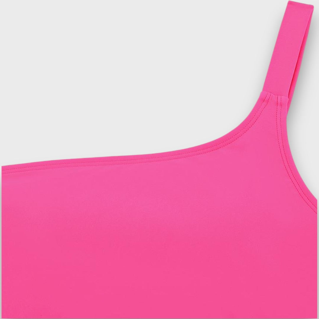 Riva – Asymmetrischer Badeanzug mit Print