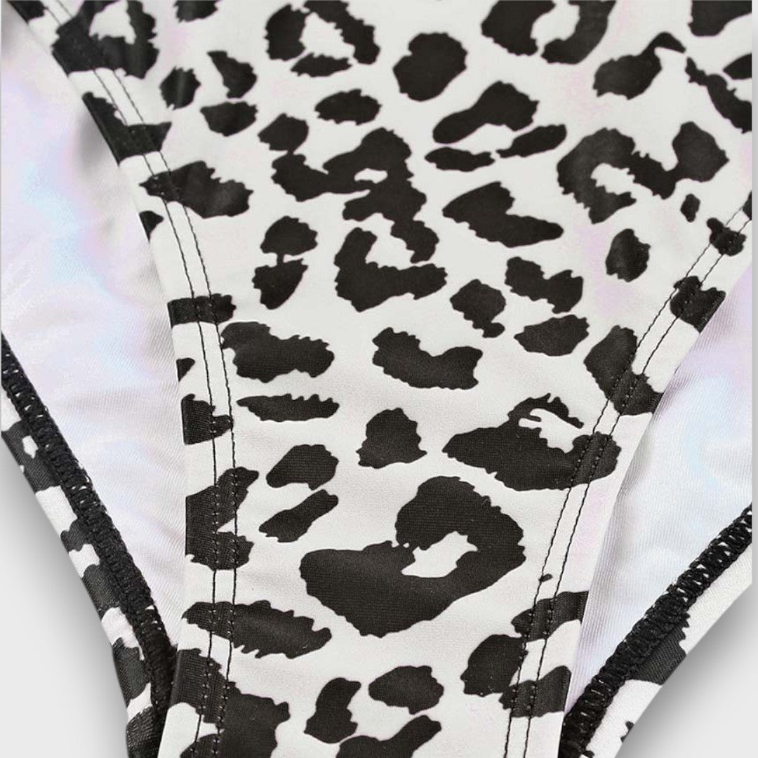 Riva – Asymmetrischer Badeanzug mit Print