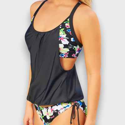 Kalea – Florales Tankini mit lockerem Top