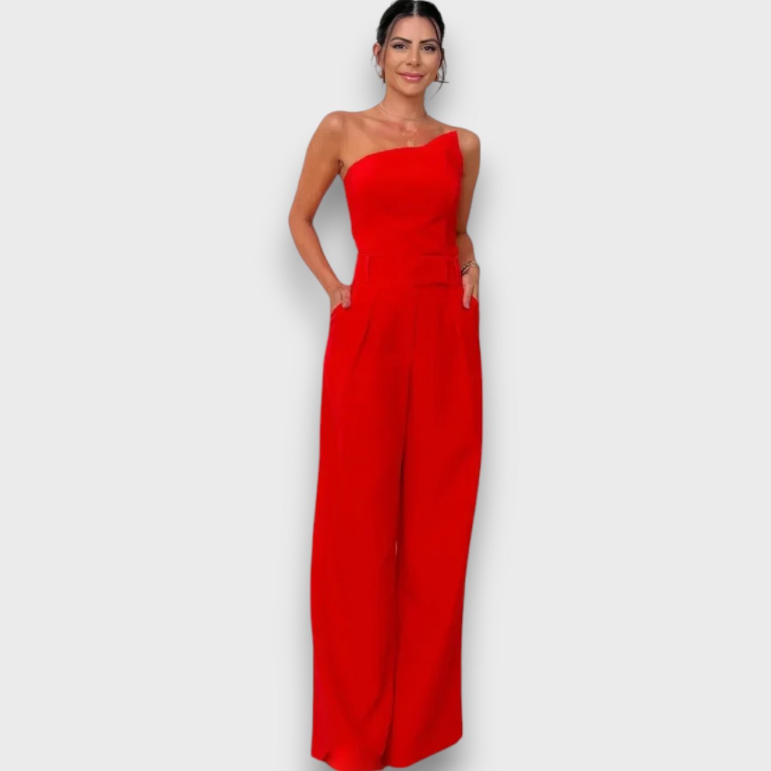 Kuma – Asymmetrischer Jumpsuit in stiller Balance