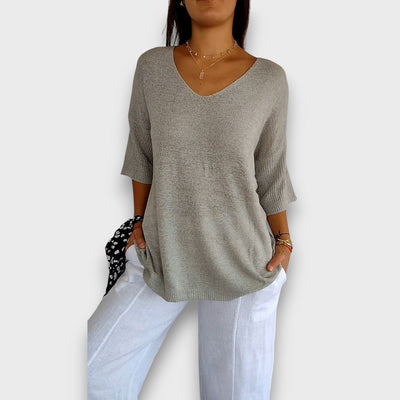 Livia – Stricktop mit V-Ausschnitt