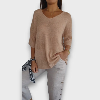 Livia – Stricktop mit V-Ausschnitt