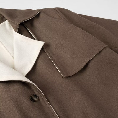 Beila | Trenchcoat mit Bindegürtel und Taschen